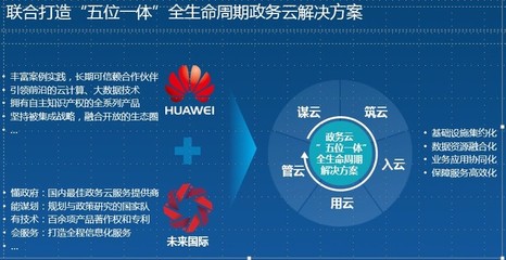 华为与未来国际联合创新，探索政务云建设新模式